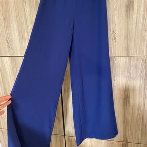 NWT Deep Blue Wide-leg pants